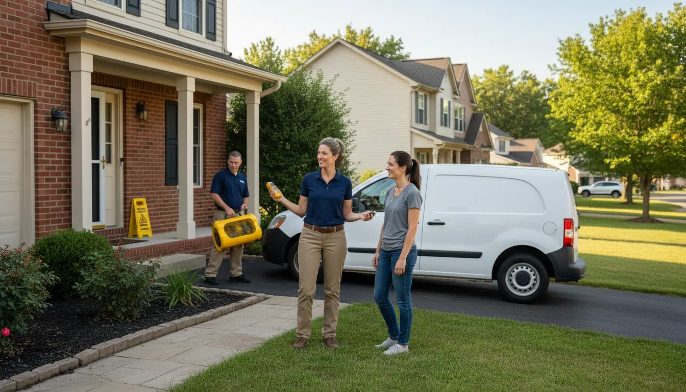 Water restoration image for Dehumidification And Cleanup Services in York, ME
